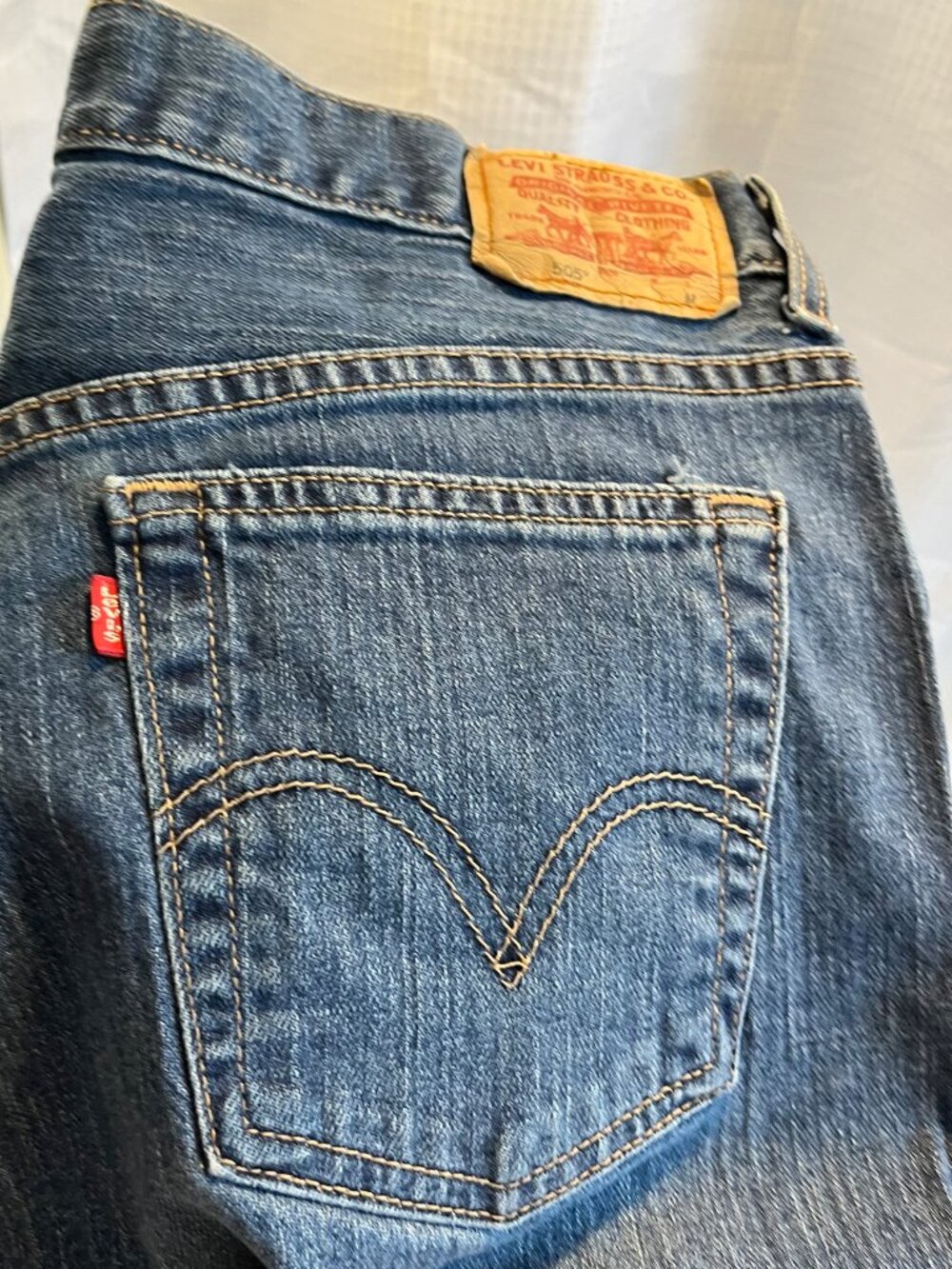 Vintage Levi's 505 Regular Fit Straight-Leg Jeans size 12 M - Picture 5 of 7